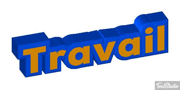 Travail Tekst effect