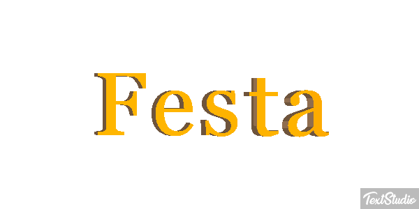 Festa Effetto testo