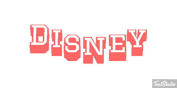 Disney Effetto testo