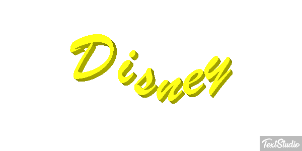 Disney Effetto testo