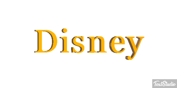 Disney Effetto testo
