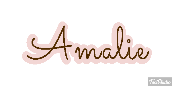 Amalie Efecto de texto