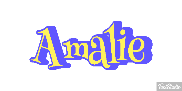 Amalie Efecto de texto
