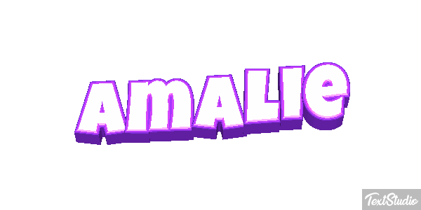 Amalie Efecto de texto