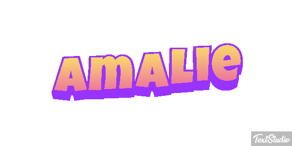 Amalie Efecto de texto