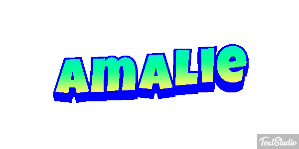 Amalie Efecto de texto