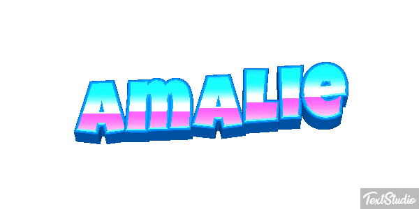 Amalie Efecto de texto