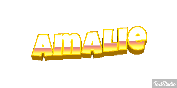 Amalie Efecto de texto