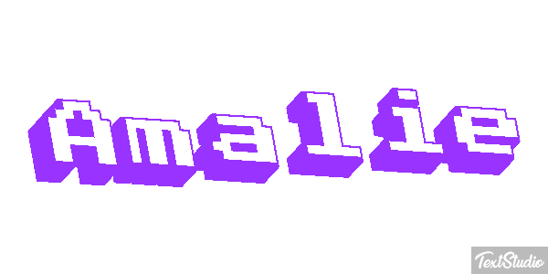 Amalie Efecto de texto