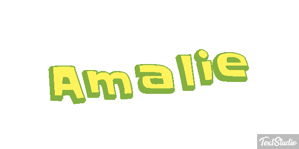Amalie Efecto de texto