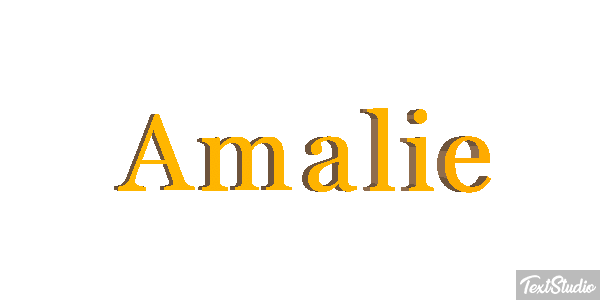 Amalie Efecto de texto