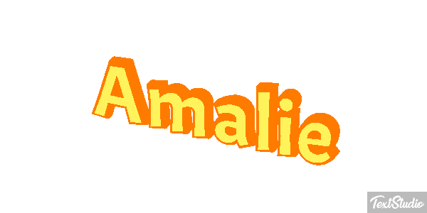 Amalie Efecto de texto