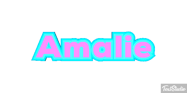 Amalie Efecto de texto