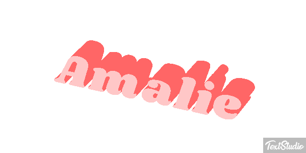 Amalie Efecto de texto