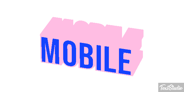 Mobile Efekt tekstowy