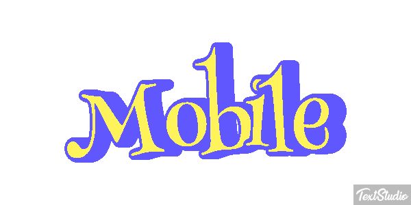 Mobile Efekt tekstowy
