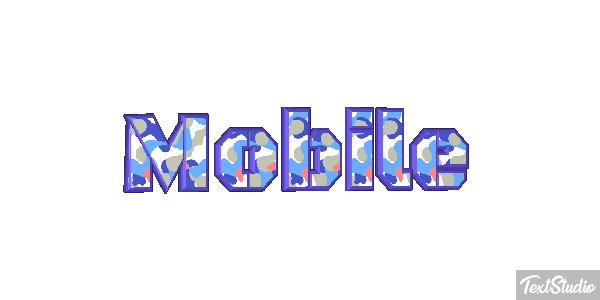 Mobile Efekt tekstowy