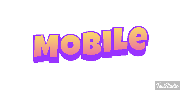 Mobile Efekt tekstowy