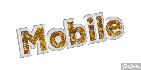 Mobile Efekt tekstowy