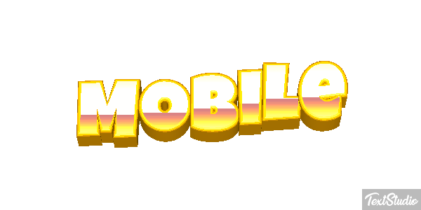 Mobile Efekt tekstowy