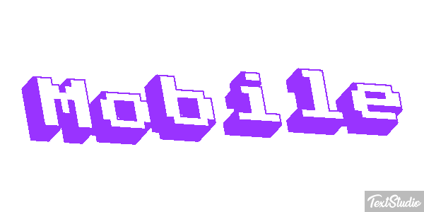 Mobile Efekt tekstowy