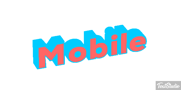 Mobile Efekt tekstowy