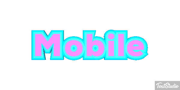 Mobile Efekt tekstowy