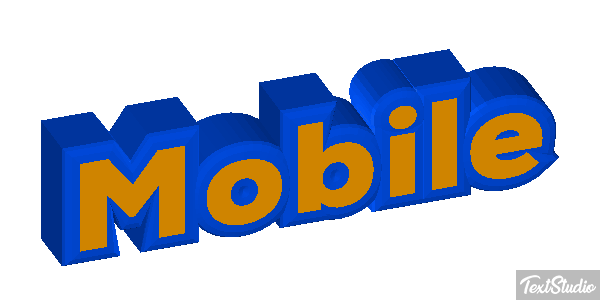 Mobile Efekt tekstowy