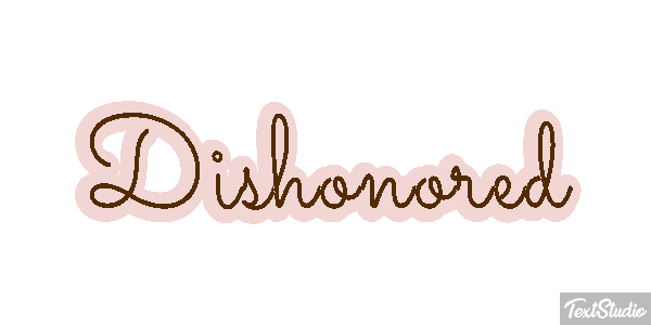 Dishonored Efeito do texto