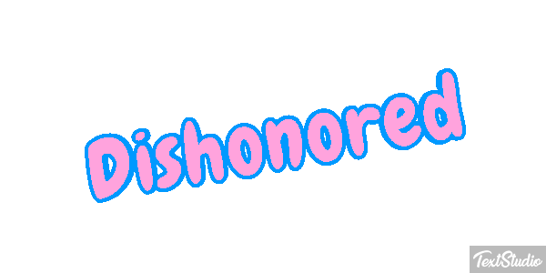 Dishonored Efeito do texto