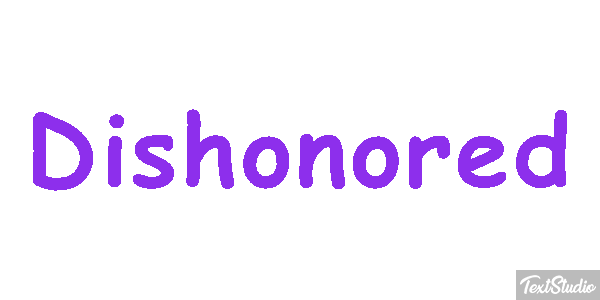 Dishonored Efeito do texto