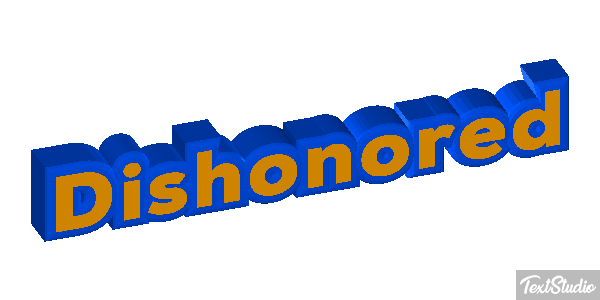 Dishonored Efeito do texto