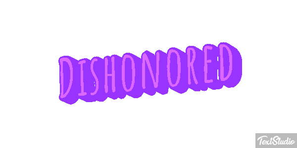 Dishonored Efeito do texto