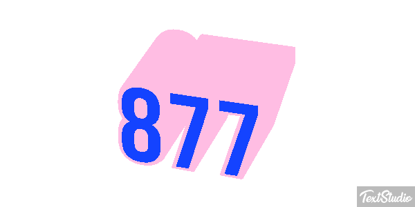 877 Effet de texte