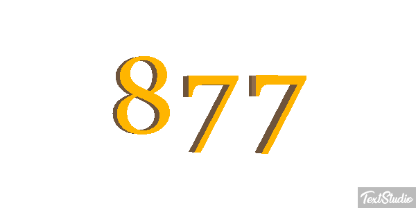 877 Effet de texte