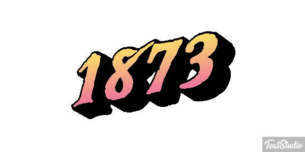 1873 Efekt tekstowy