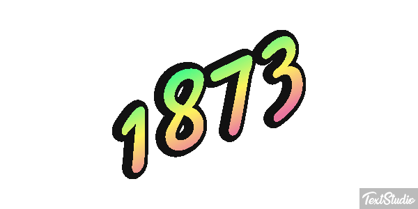 1873 Efekt tekstowy
