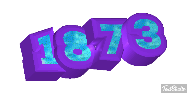 1873 Efekt tekstowy