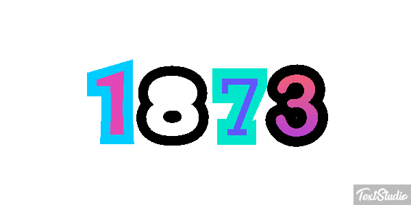 1873 Efekt tekstowy