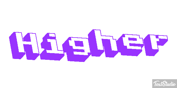Higher Efecto de texto