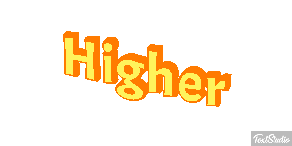 Higher Efecto de texto
