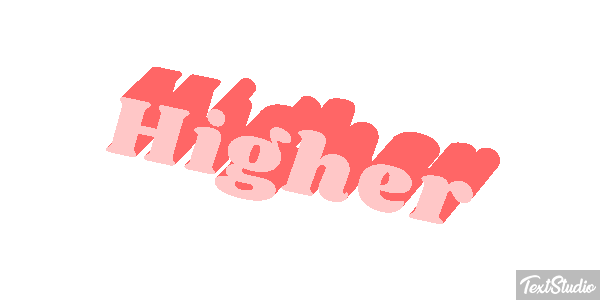 Higher Efecto de texto
