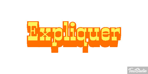 Expliquer Effet de texte