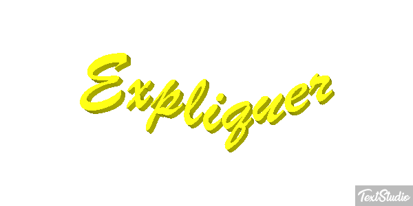 Expliquer Effet de texte