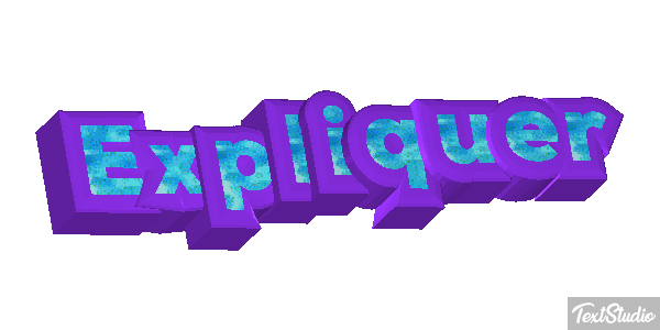Expliquer Effet de texte