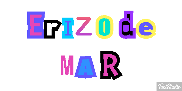 Erizo de mar Texteffekt