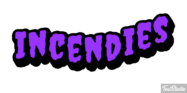 Incendies Tekst effect
