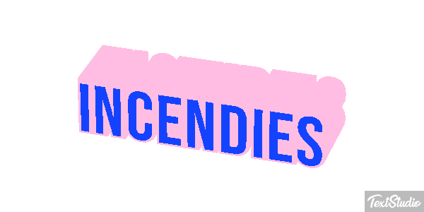 Incendies Tekst effect