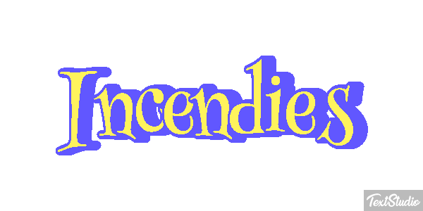 Incendies Tekst effect