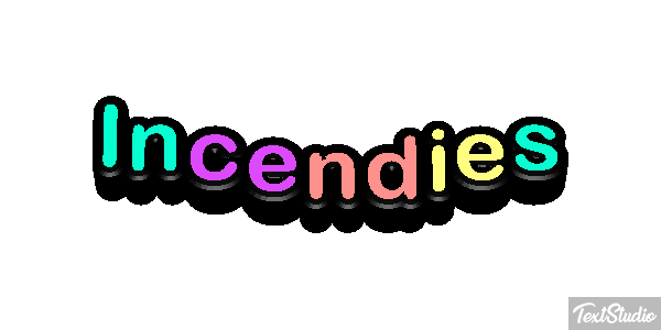 Incendies Tekst effect